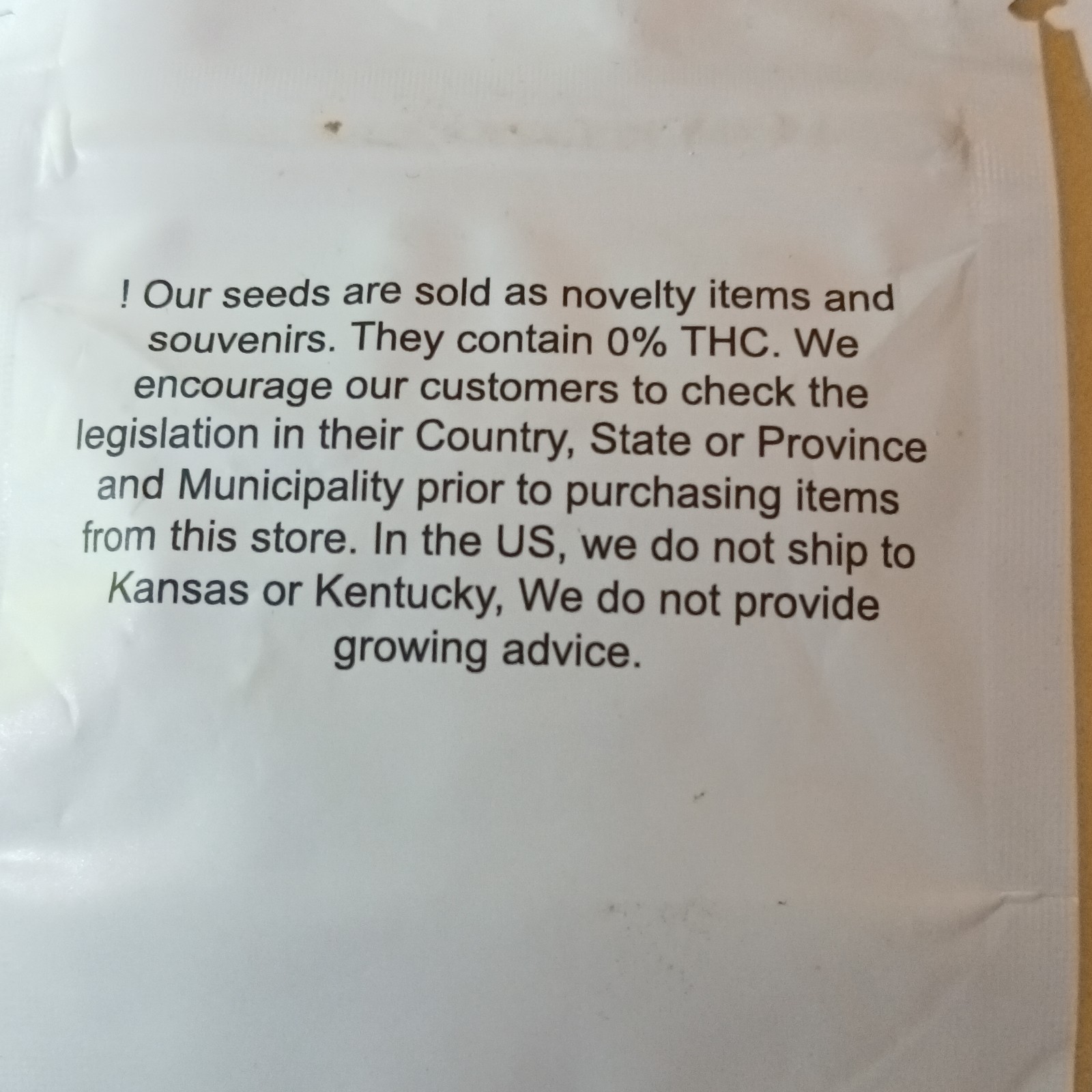 The Chronic novelty collector pot magical bean Bud Sprout seeds