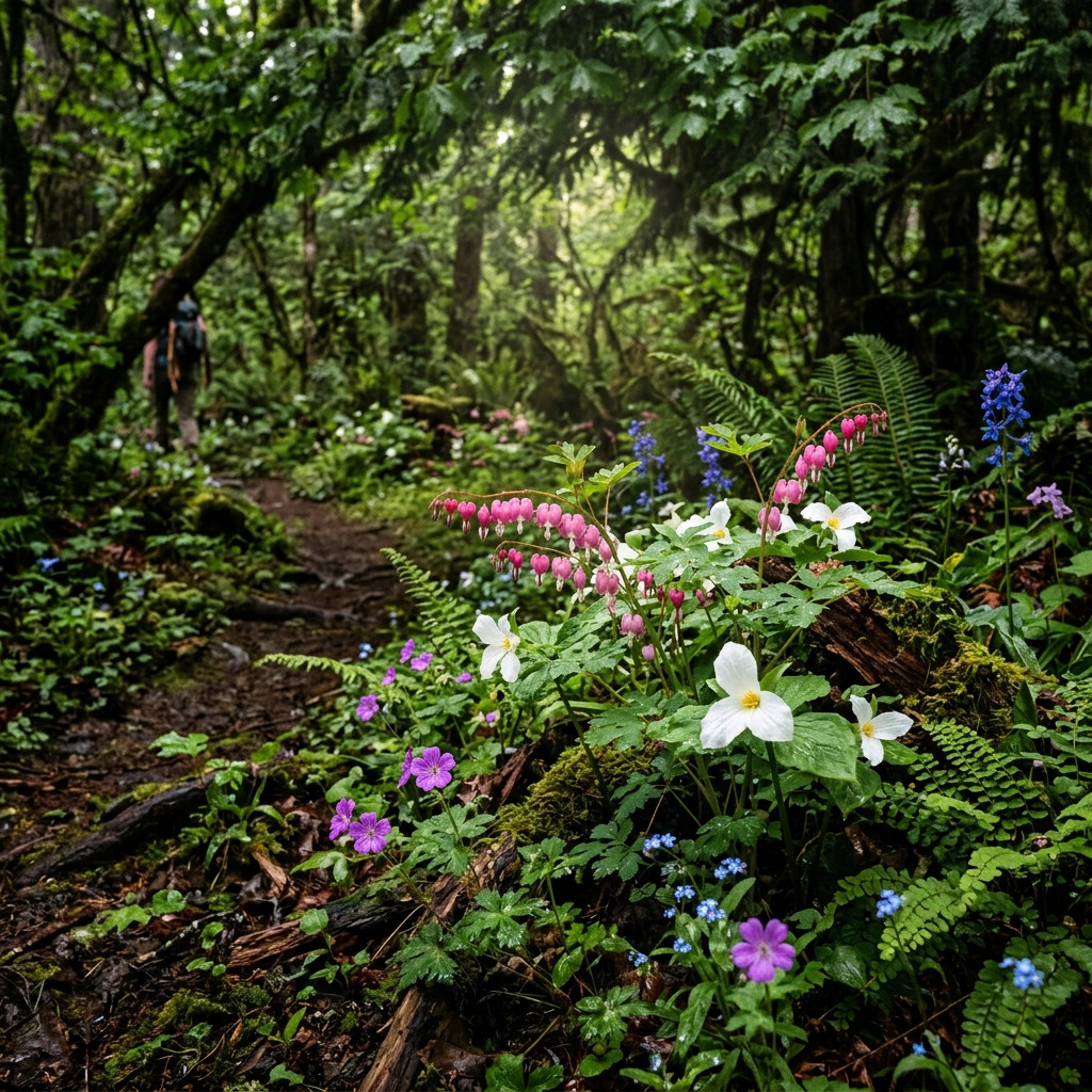 350 Shade Loving Woodland Wildflower Mix Seeds for Planting – Premium Heirloom