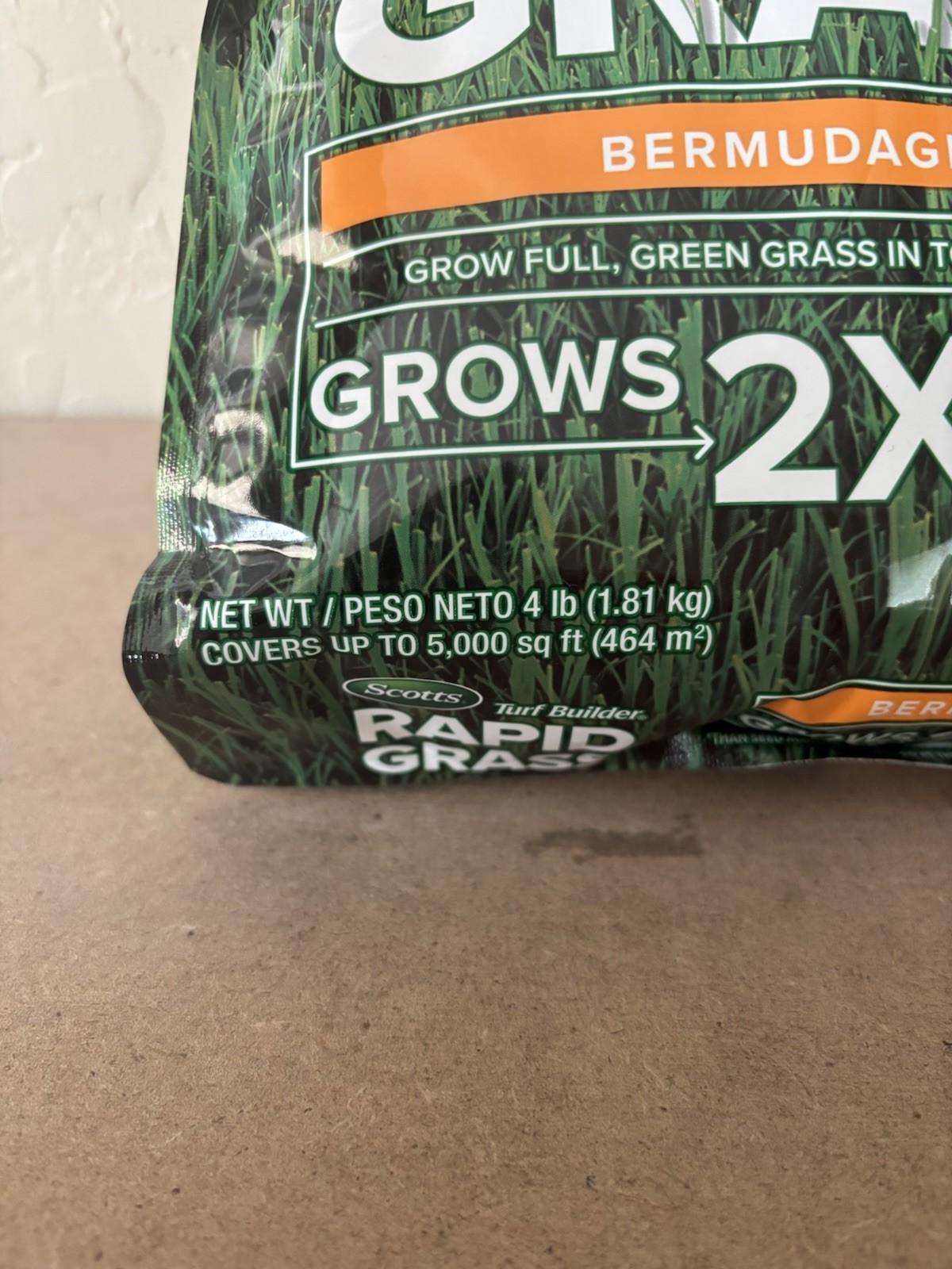 Scotts Turf Builder Grass 4 Lb. Bermudagrass Seed & Fertilizer – 2 Pack