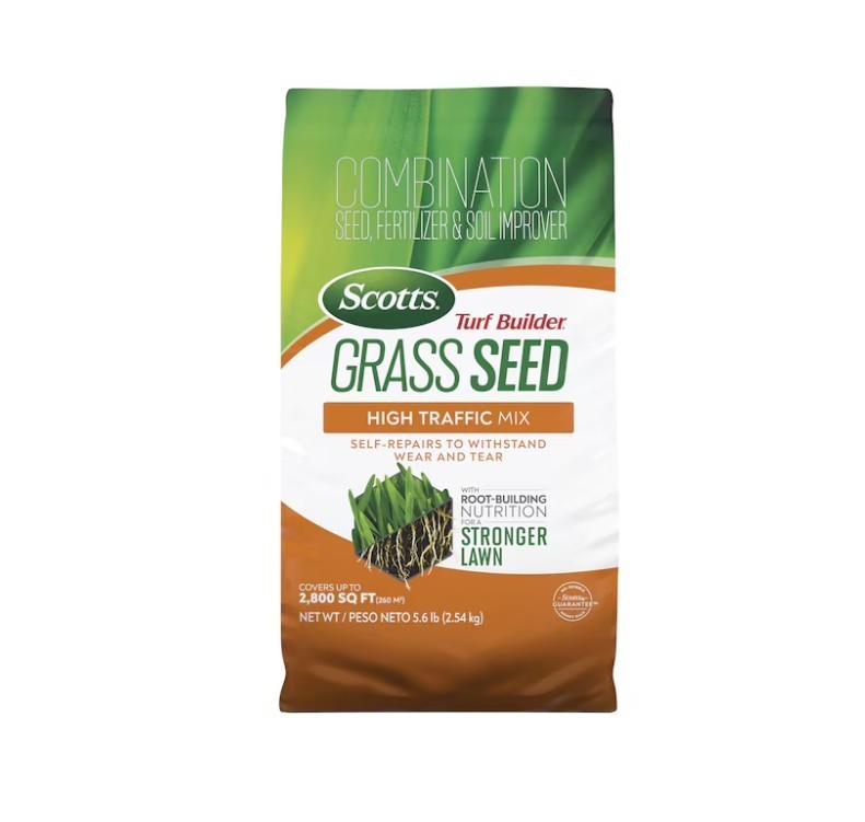 [SALE] Scotts Turf Builder High Traffic Mix Grass Seed 5.6 lb Kentucky Bluegrass