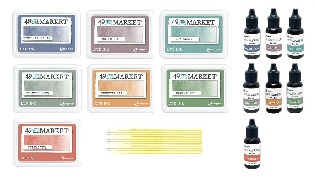 49 & Market Dye Bundle – July 2026 Release – Dried Fig, Oxford Ivy, Sea Glass,