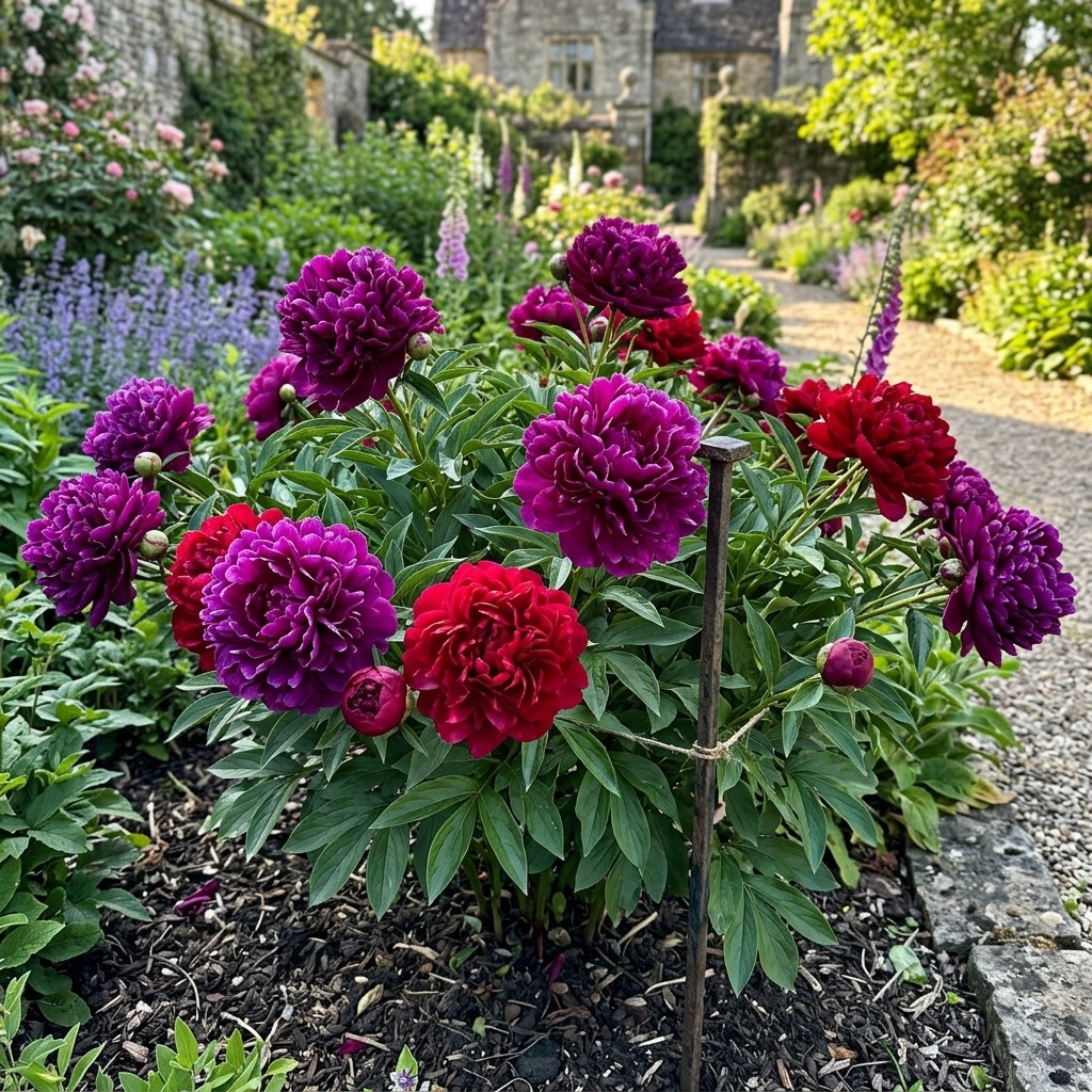 50 Royal Purple Red Mixed Peony Seeds for Planting – Premium Heirloom Royal