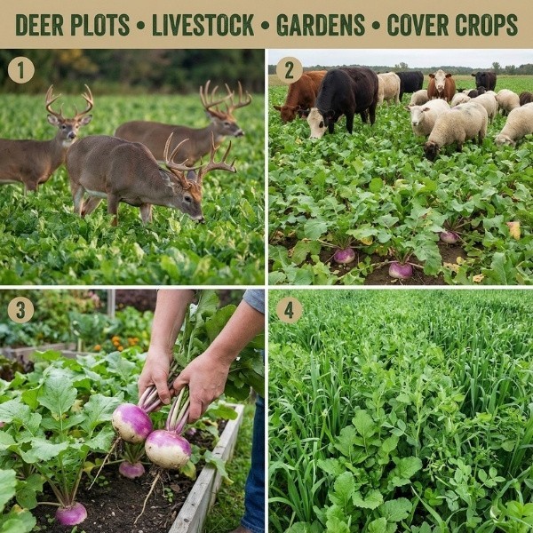 Old Cobblers Farm™ Wicked Tuff Turf Purple Top Turnip – Heirloom Garden Seeds