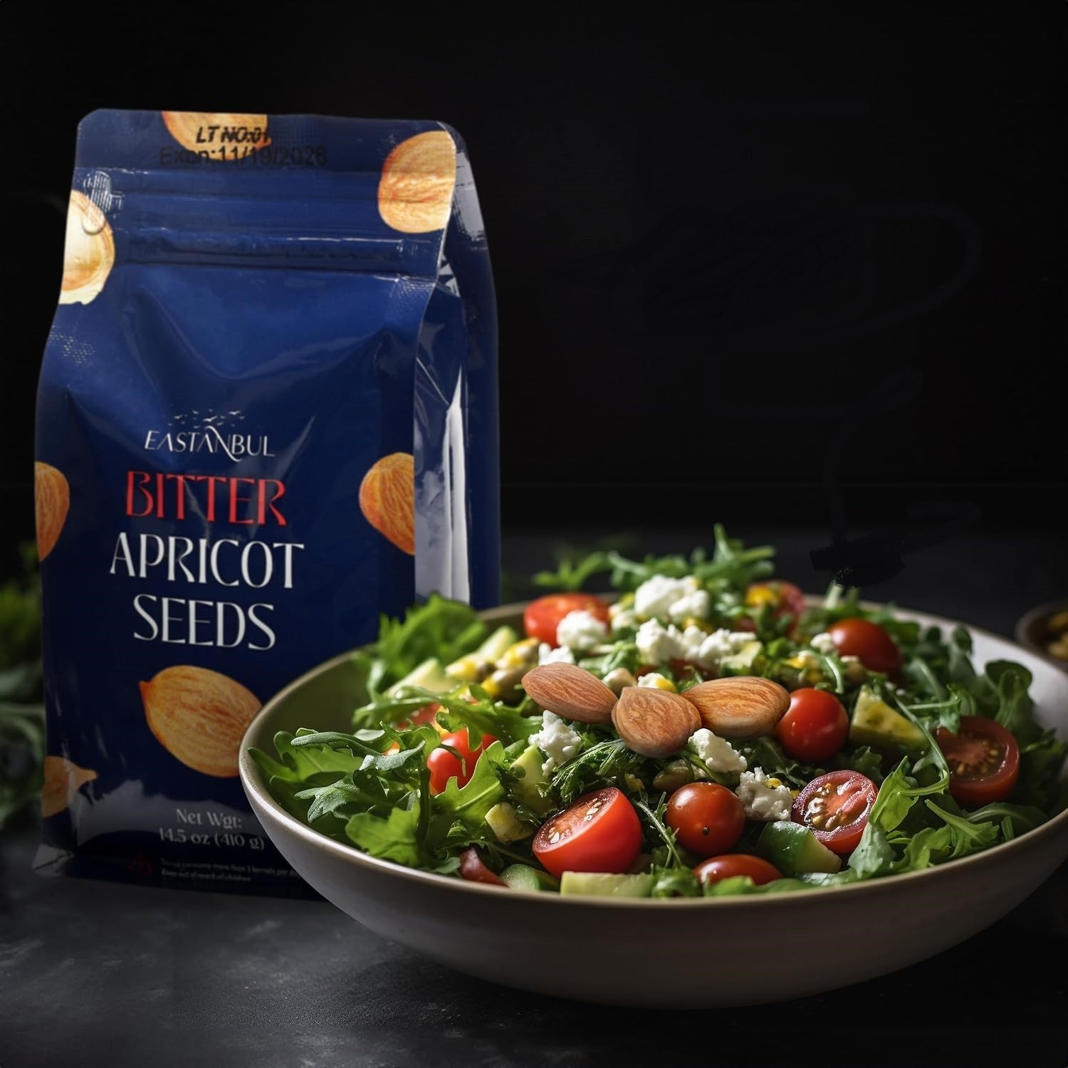 Eastanbul Raw Bitter Apricot Seeds – 14.5 oz