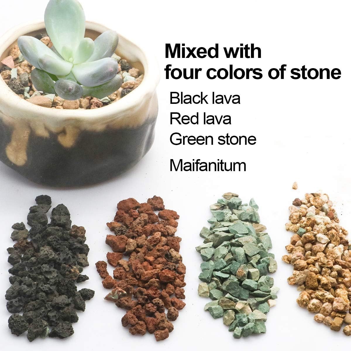 2.2lb Multi-Color Gritty Mix – Plant Drainage Solution for Succulents & Cacti