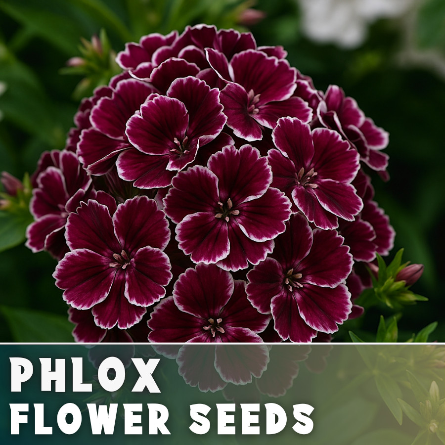 Phlox Seeds – 125 Seeds – Berry Glow – Garden Bloom Annual Flower Seeds