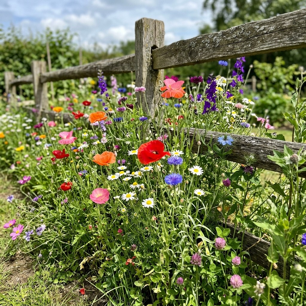300 Annual Fast Blooming Wildflower Mix Seeds – Premium Bulk Seed Blend