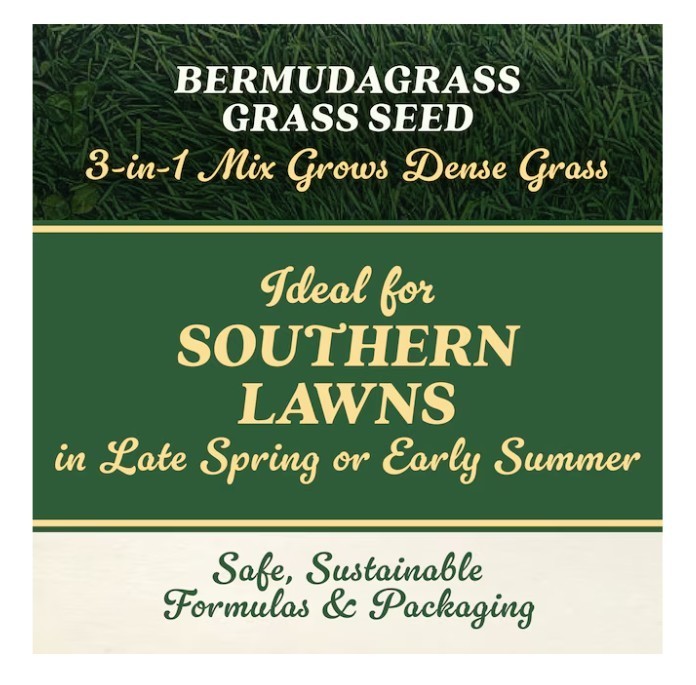 [FASH SALE] Scotts O.M. Scott & Sons 5 lb Bermuda Grass Seed for Lawns New