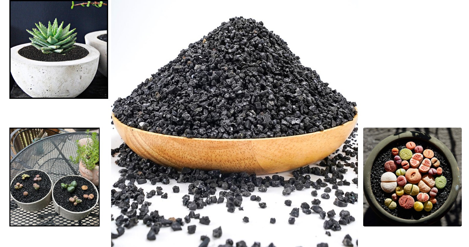Vibrant 2.2 lb Black Lava Pebbles – Decorative Gravel for Home & Aquariums