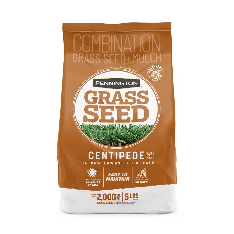 Pennington Centipede Grass Seed & Mulch 5 lb Full Sun