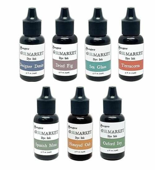 49 & Market Dye Bundle – July 2026 Release – Dried Fig, Oxford Ivy, Sea Glass,
