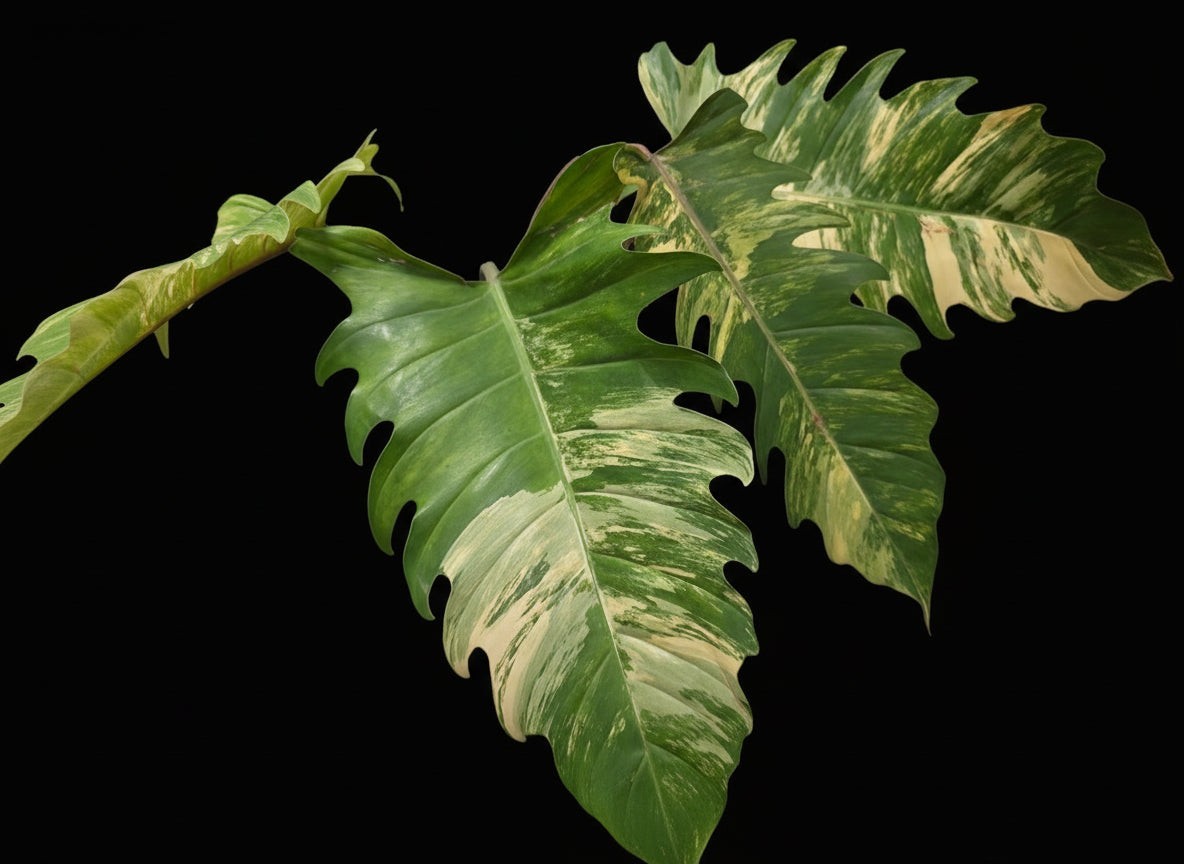 Variegated Philodendron Caramel Marble. 6inch pot. US Seller.