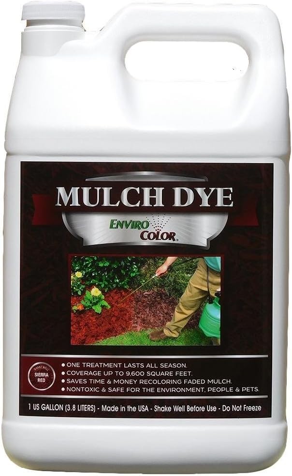 Sierra Red Mulch Color Concentrate – 9600 Sq Ft Coverage