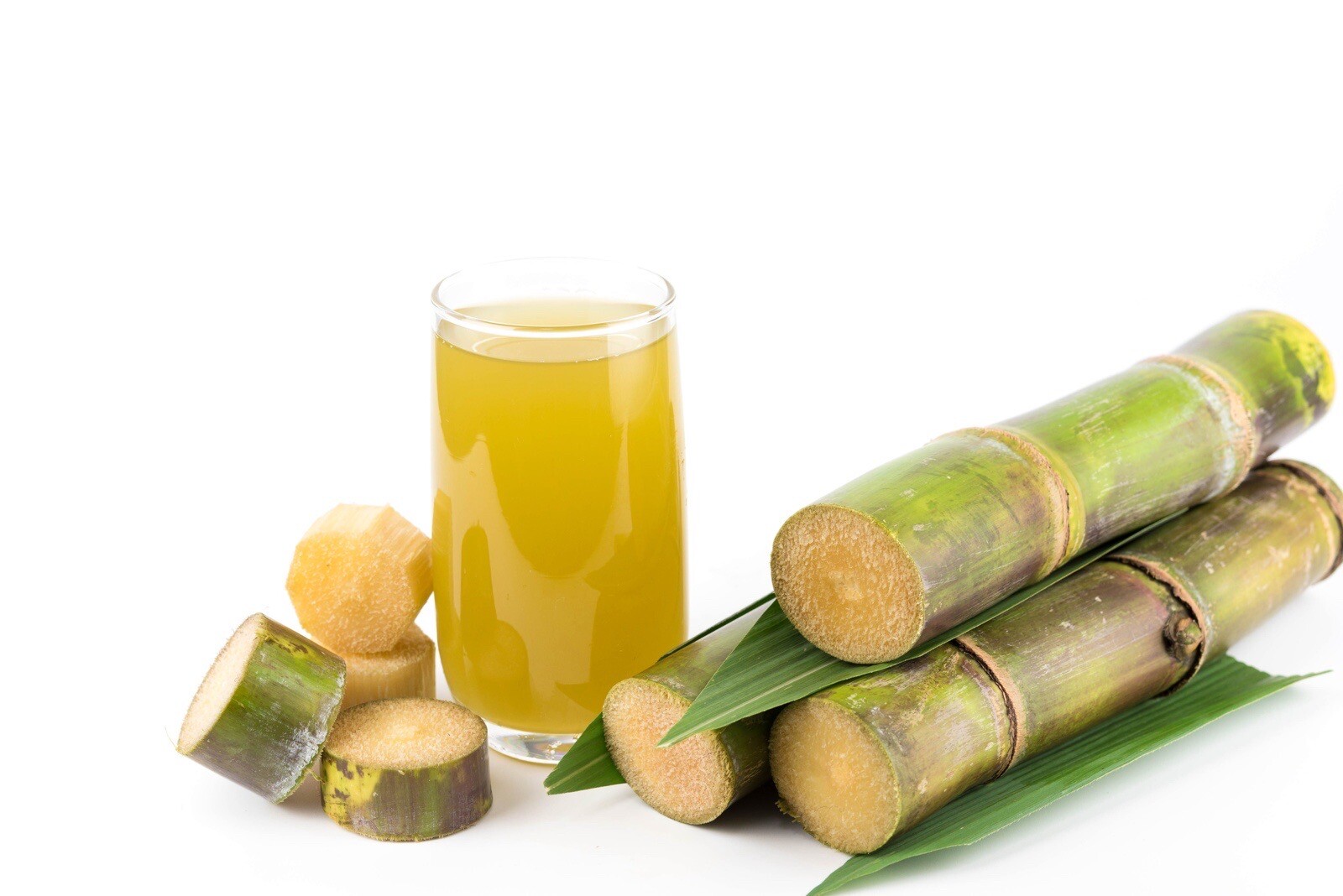 2pcs Sugarcane Cutting Green Yellow Sweet And Juicy Ready To Grow
