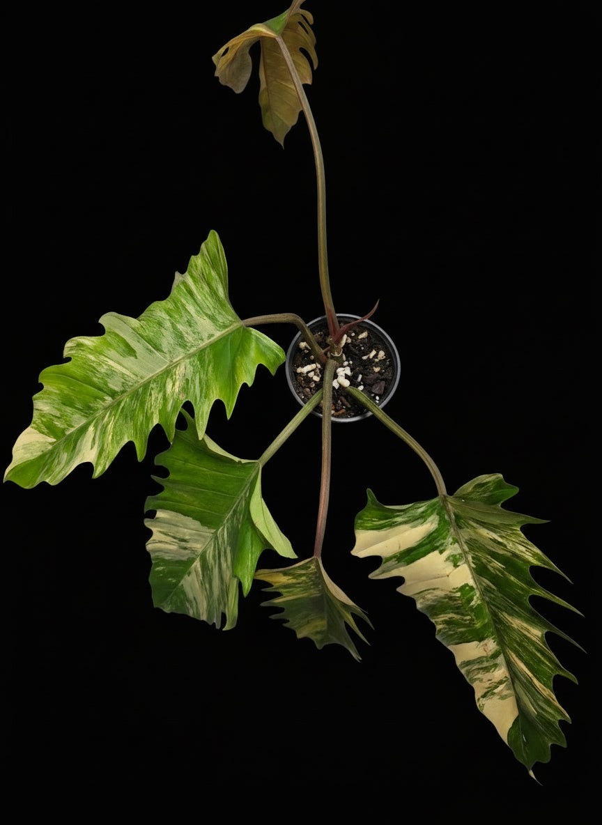 Variegated Philodendron Caramel Marble. 6inch pot. US Seller.