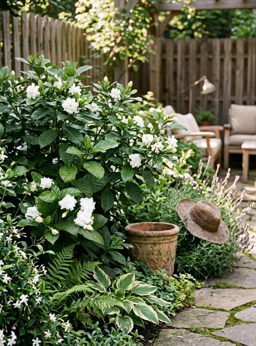 Crape Jasmine Live Plant 4″ Pot Fragrant White Flowers Indoor Outdoor Shrub