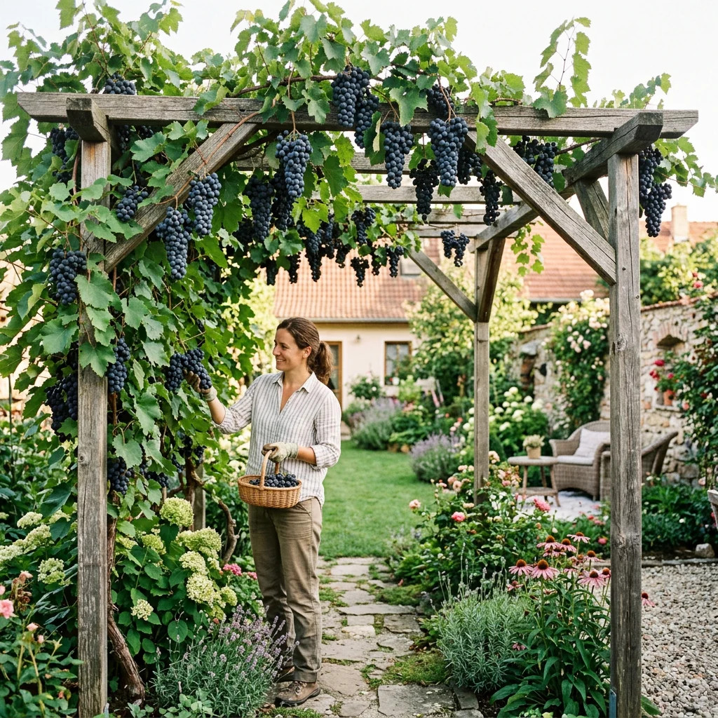 100 Summer Black Purple Grape Seeds for Planting – Premium Summer Black Purple