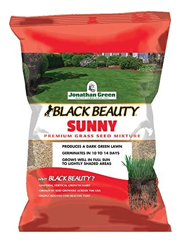 Jonathan Green (10895) Black Beauty Sunny Grass Seed – Cool Season Lawn Seed (1