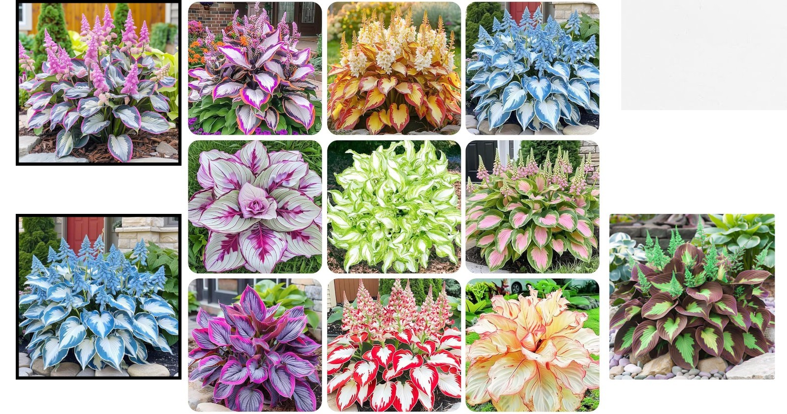 200pcs, Mixed Hosta Seeds for Planting Hosta Plant Seeds Moderate Drought