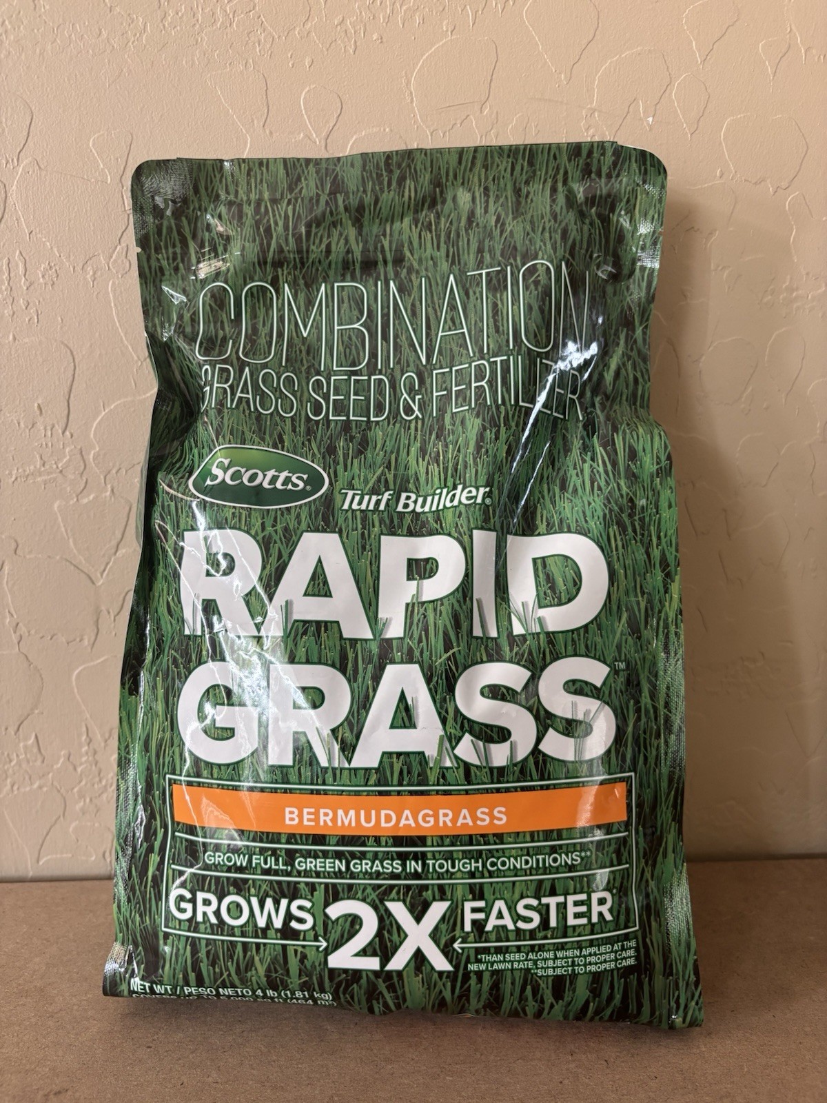 Scotts Turf Builder Grass 4 Lb. Bermudagrass Seed & Fertilizer – 2 Pack