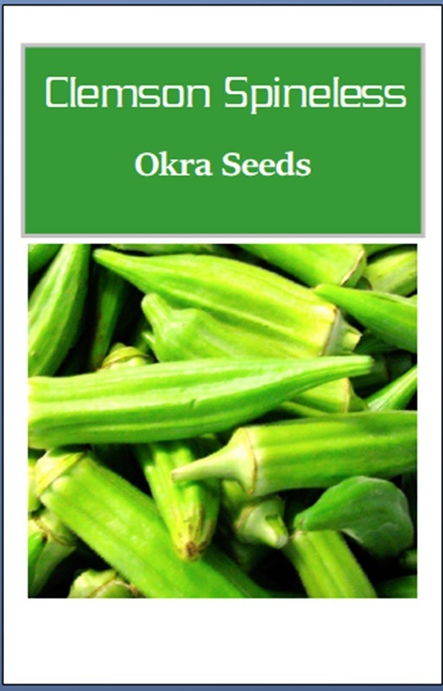 Clemson Spineless Okra Seeds | NON-GMO | Heirloom | Fresh Garden Seeds