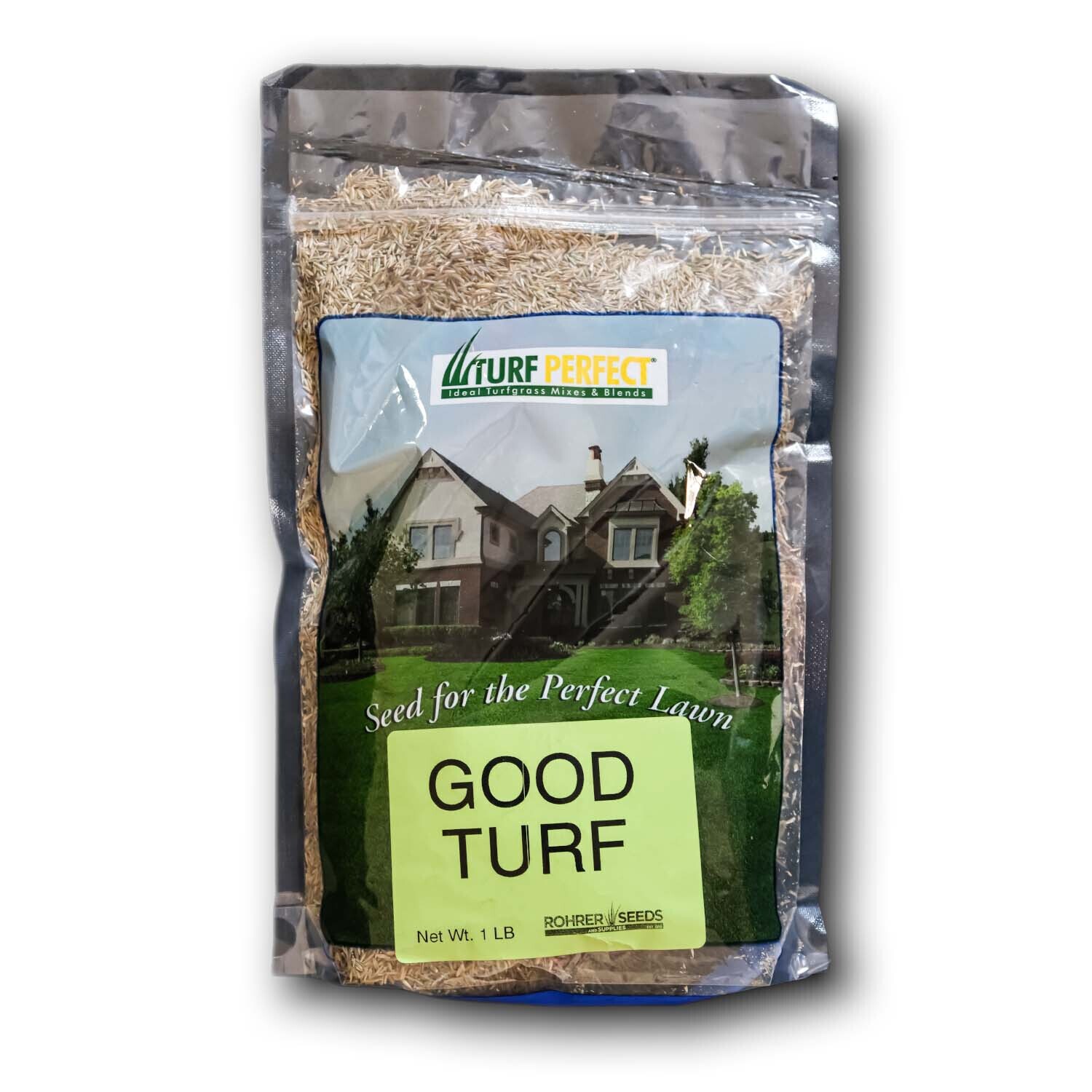 Good Turf Lawn Mix – A Grass Seed Blend of Two Rye Grasses, Blue Grass and Fine