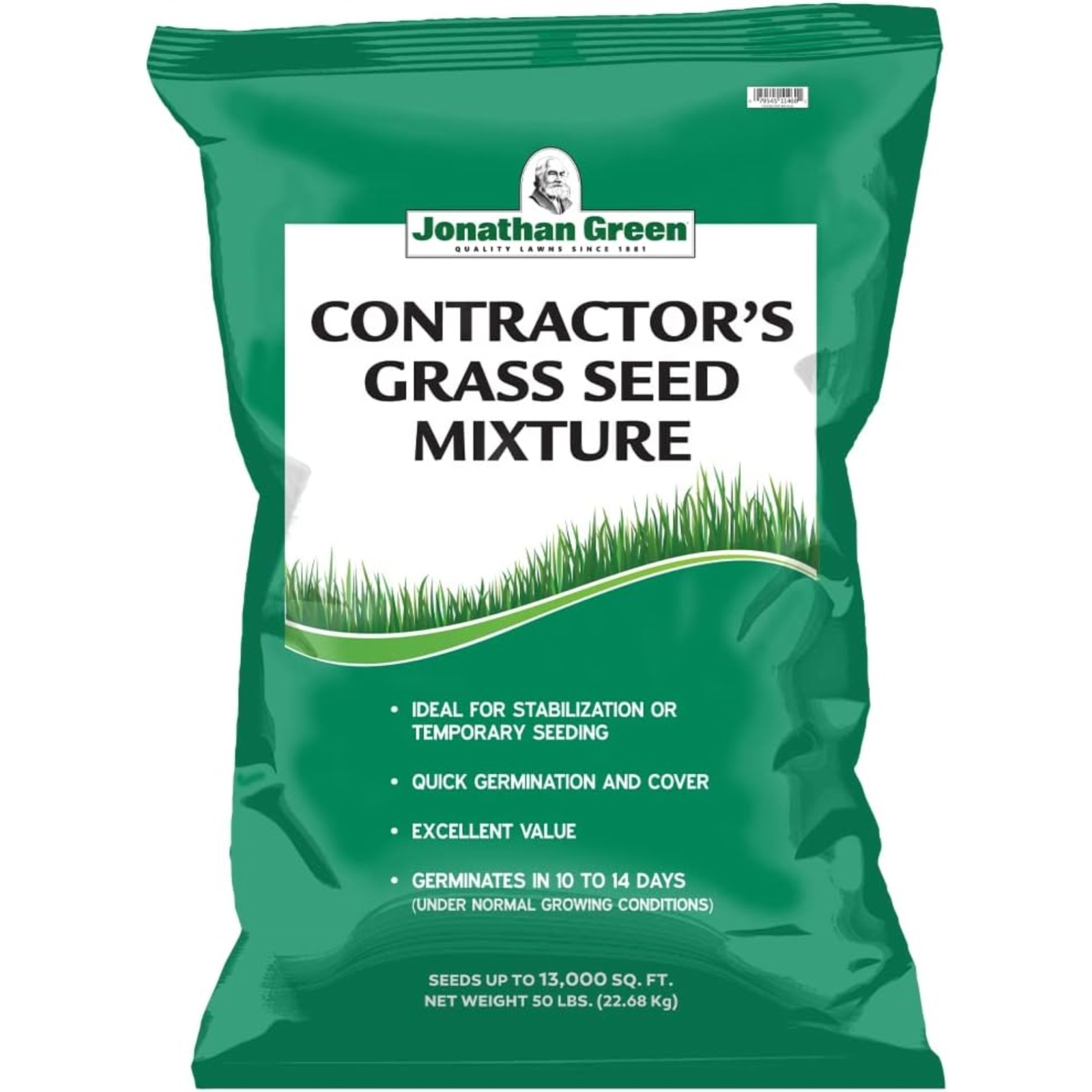 Jonathan Green Contractor’s Grass Seed Mix, 50lb