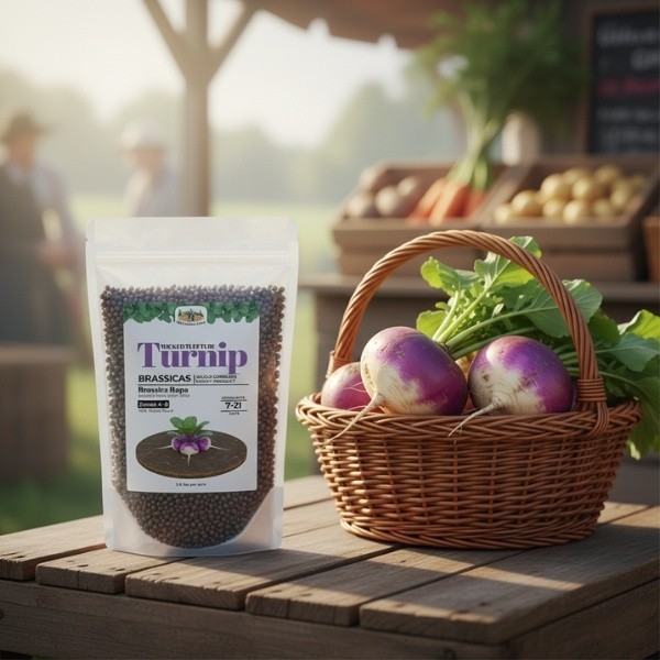 Old Cobblers Farm™ Wicked Tuff Turf Purple Top Turnip – Heirloom Garden Seeds