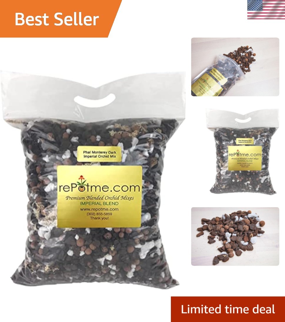 64 Oz Orchid Potting Mix – Handcrafted Blend for Phalaenopsis Orchids