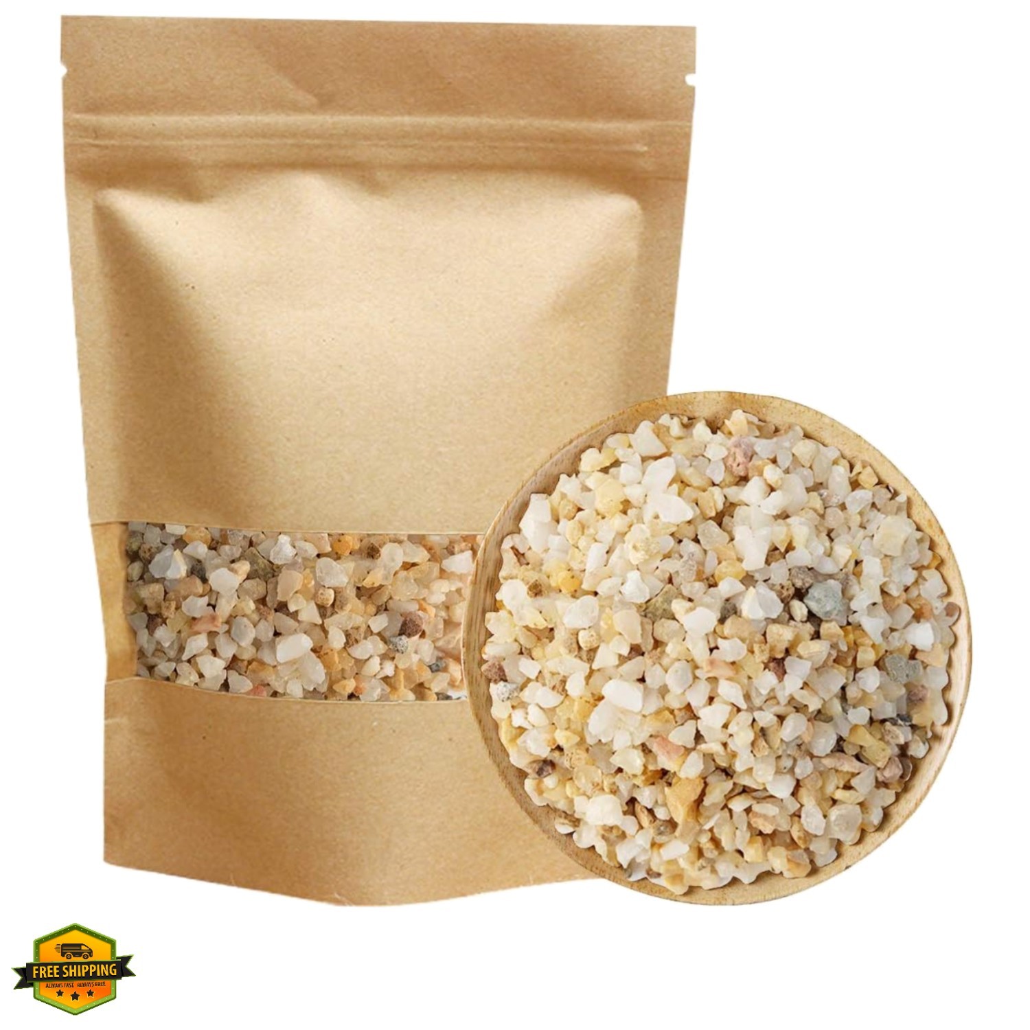 Coarse Silica Sand 2.2lb for Bonsai Cacti Succulent and Carnivorous Plant Mix