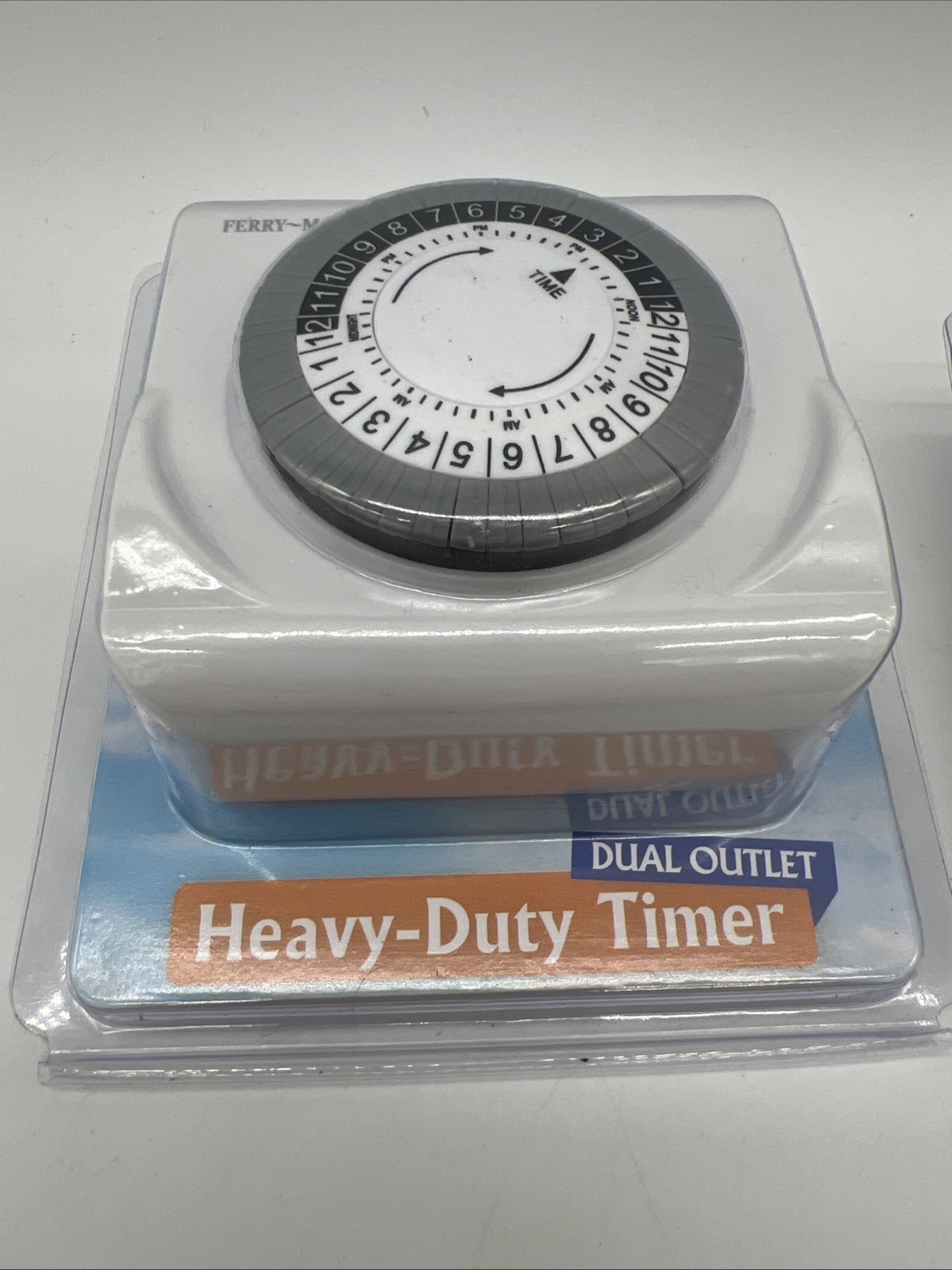 New Ferry Morse Dual Outlet Heavy-Duty Timer Indoor 3 Prong (2-pk) FreeS&H