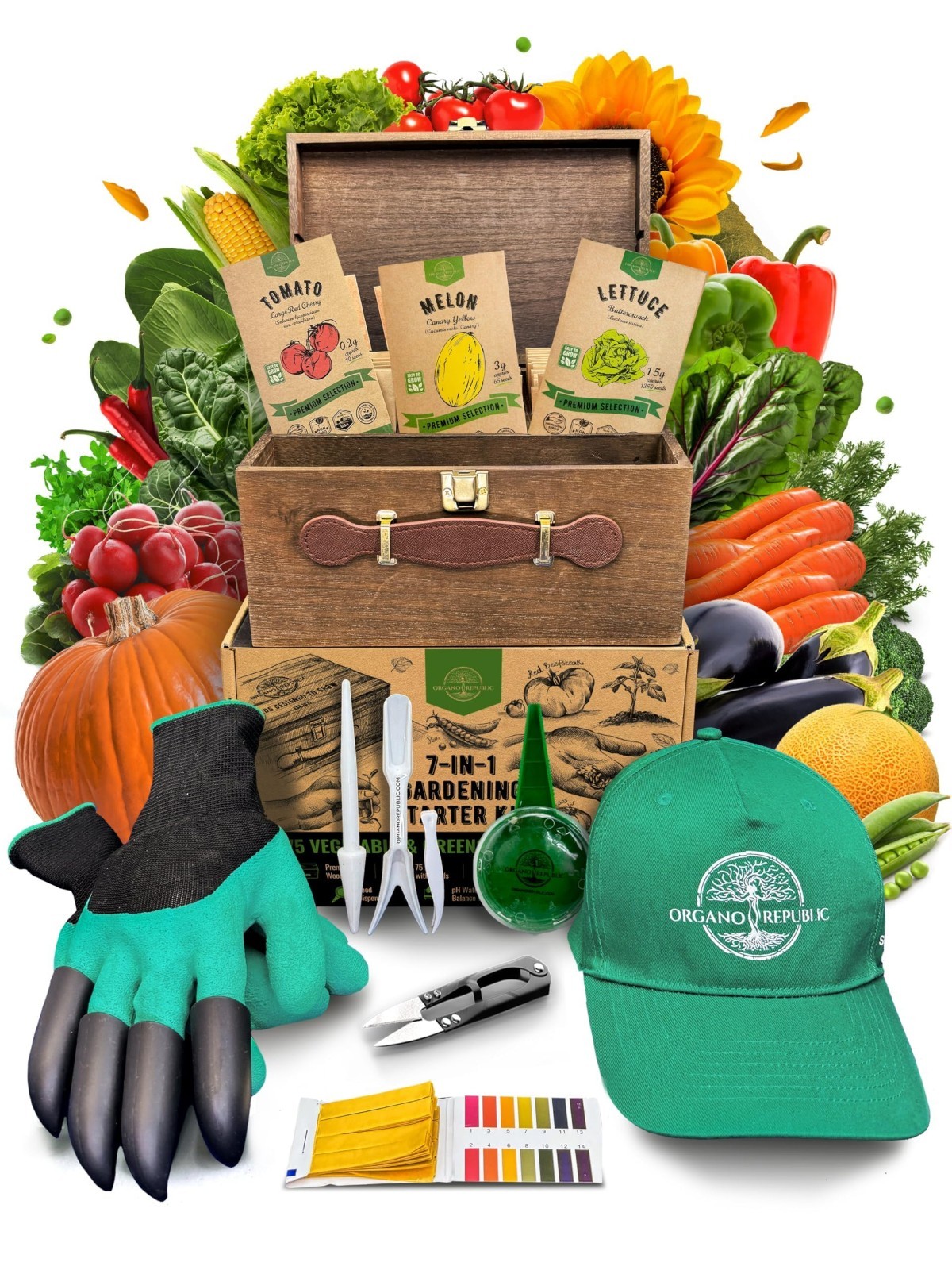 75 Vegetable & Greens Seed Variety Pack – Non-GMO Heirloom Seeds for Garden Star