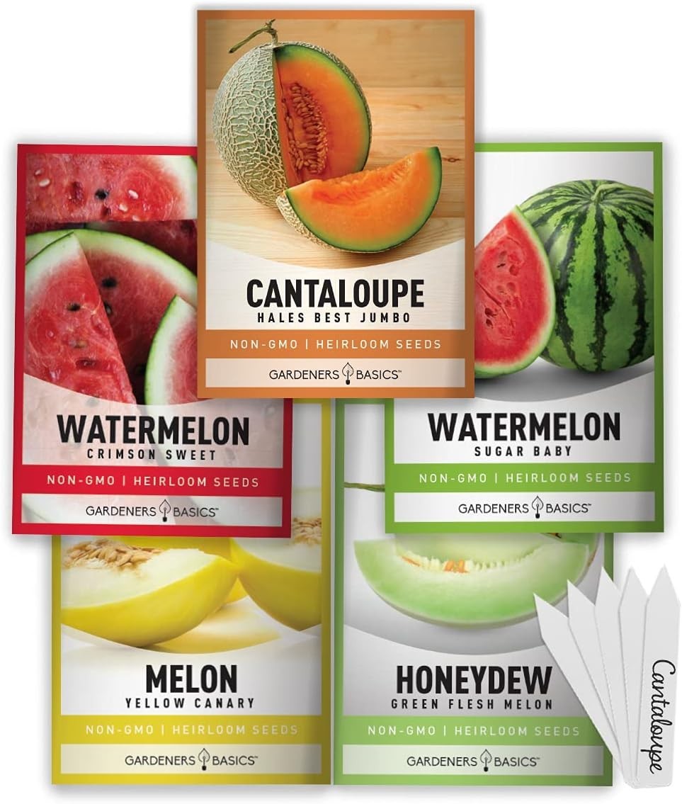 Cantaloupe, Watermelon Seed Pack