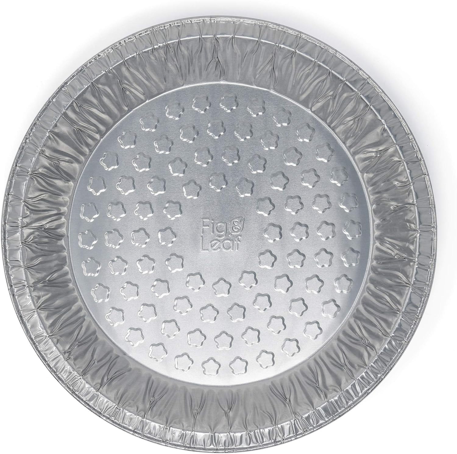 Fig & Leaf (60 Pack) Premium 9-Inch Pie Pans L Disposable Aluminum Foil L Heavy-