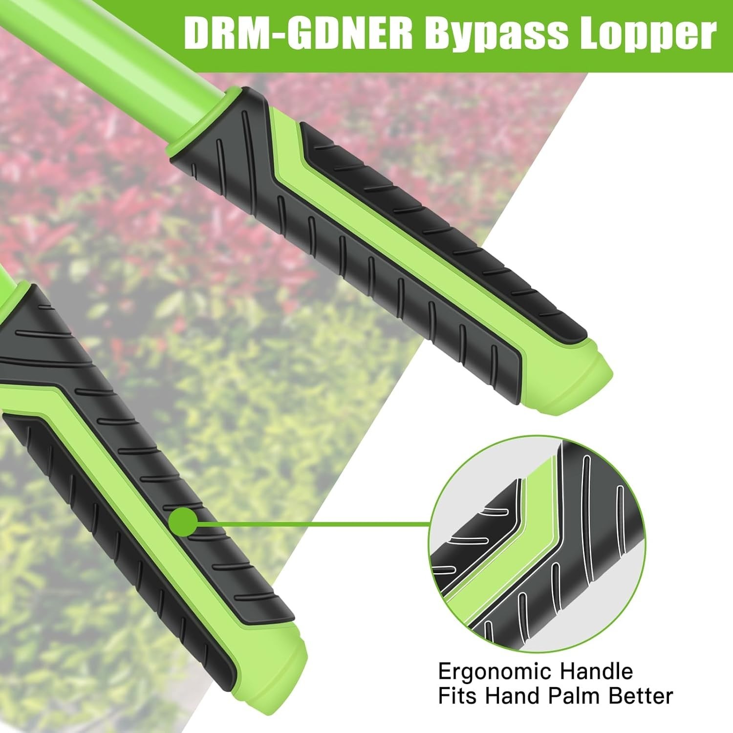 Heavy Duty 23″ Dual-Blade Loppers for Wet/Dry Branches, Alloy Steel, SecureLock