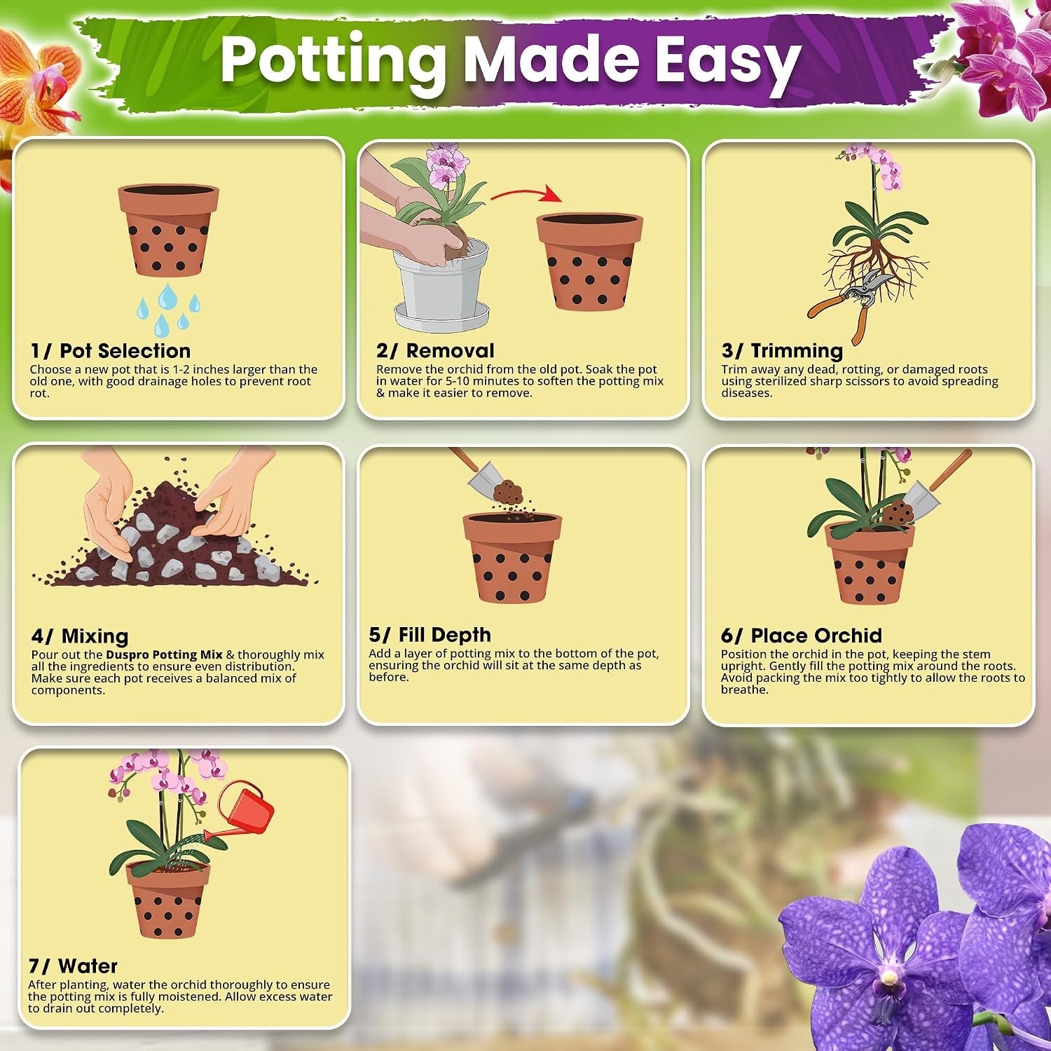 Orchid Bark Potting Mix with Moss & Bark