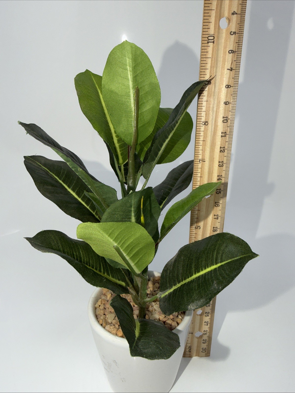 Artificial Potted Plants Lot of 4 Faux Greenery Home Office Decor