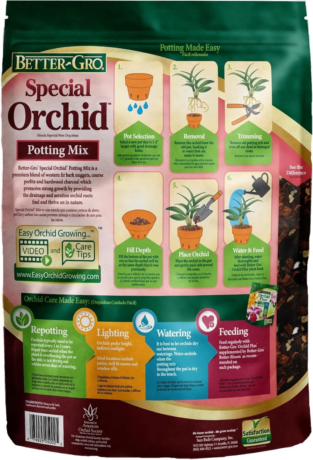 Orchid Bark Potting Mix – 4 Quarts for Thriving Orchid Growth