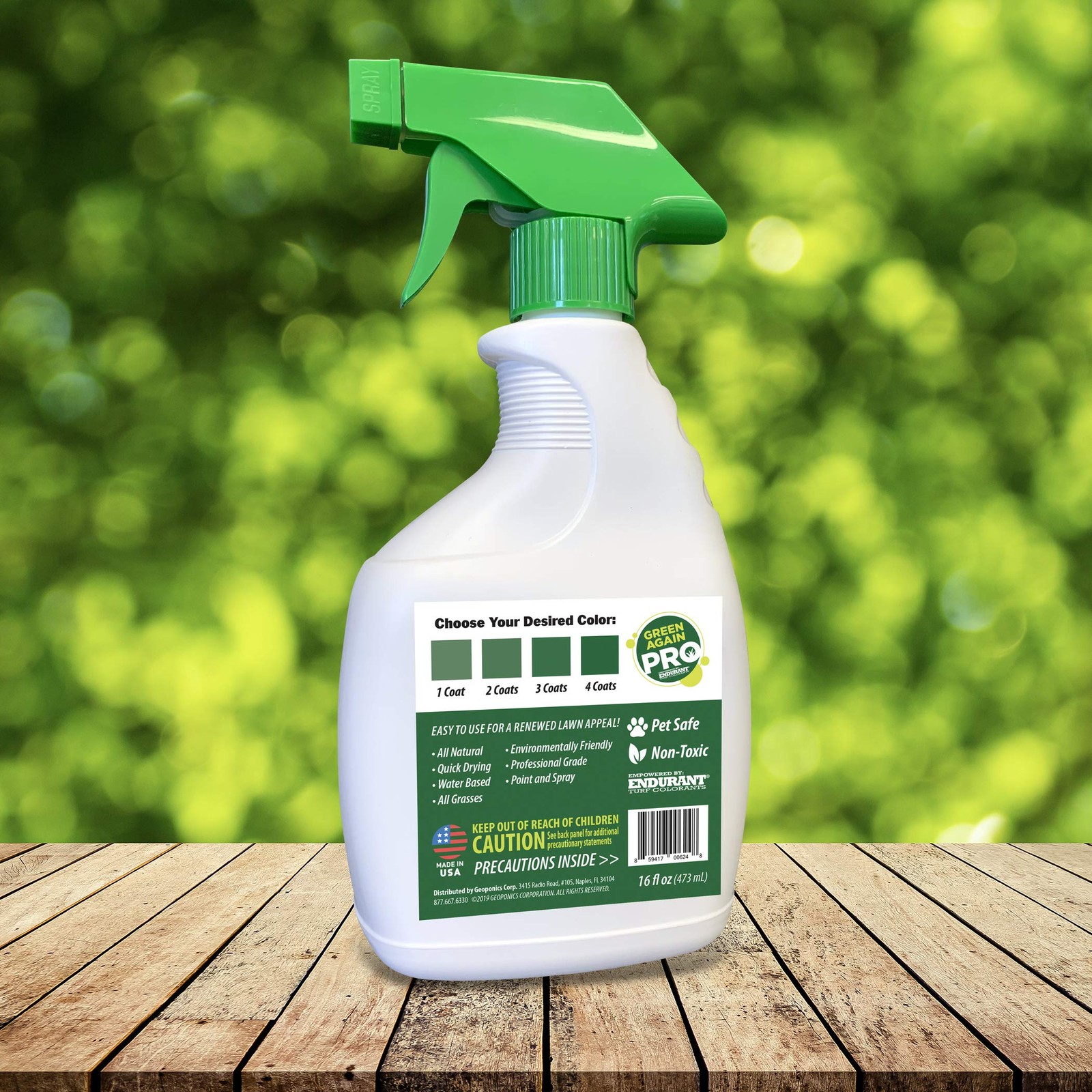 Pre-Mixed Grass and Turf Paint – All 16 Fl Oz (Pack of 1), Cool Season Green