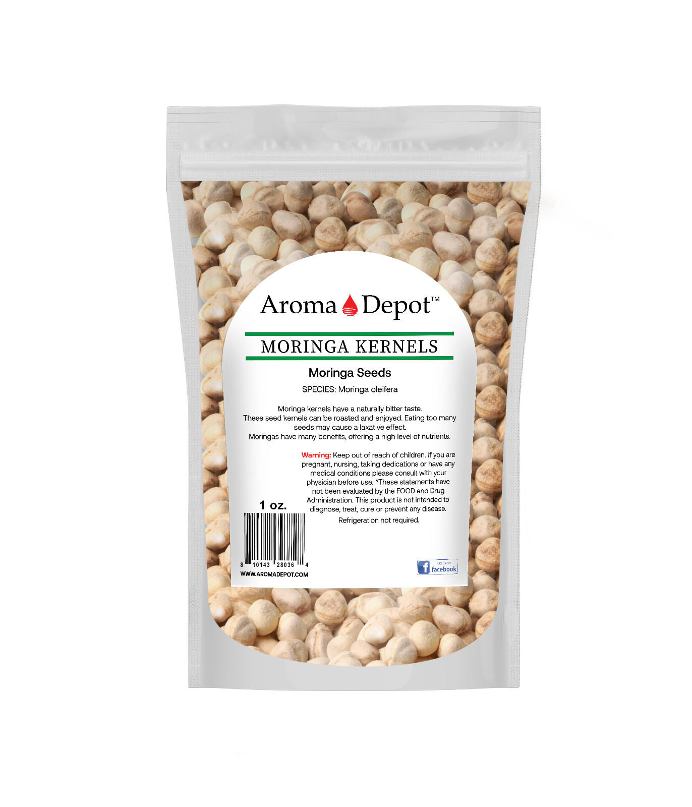 Moringa KERNELS 1 oz. Seeds oleifera Shelled 125 Semilla De Moringa Wholesale