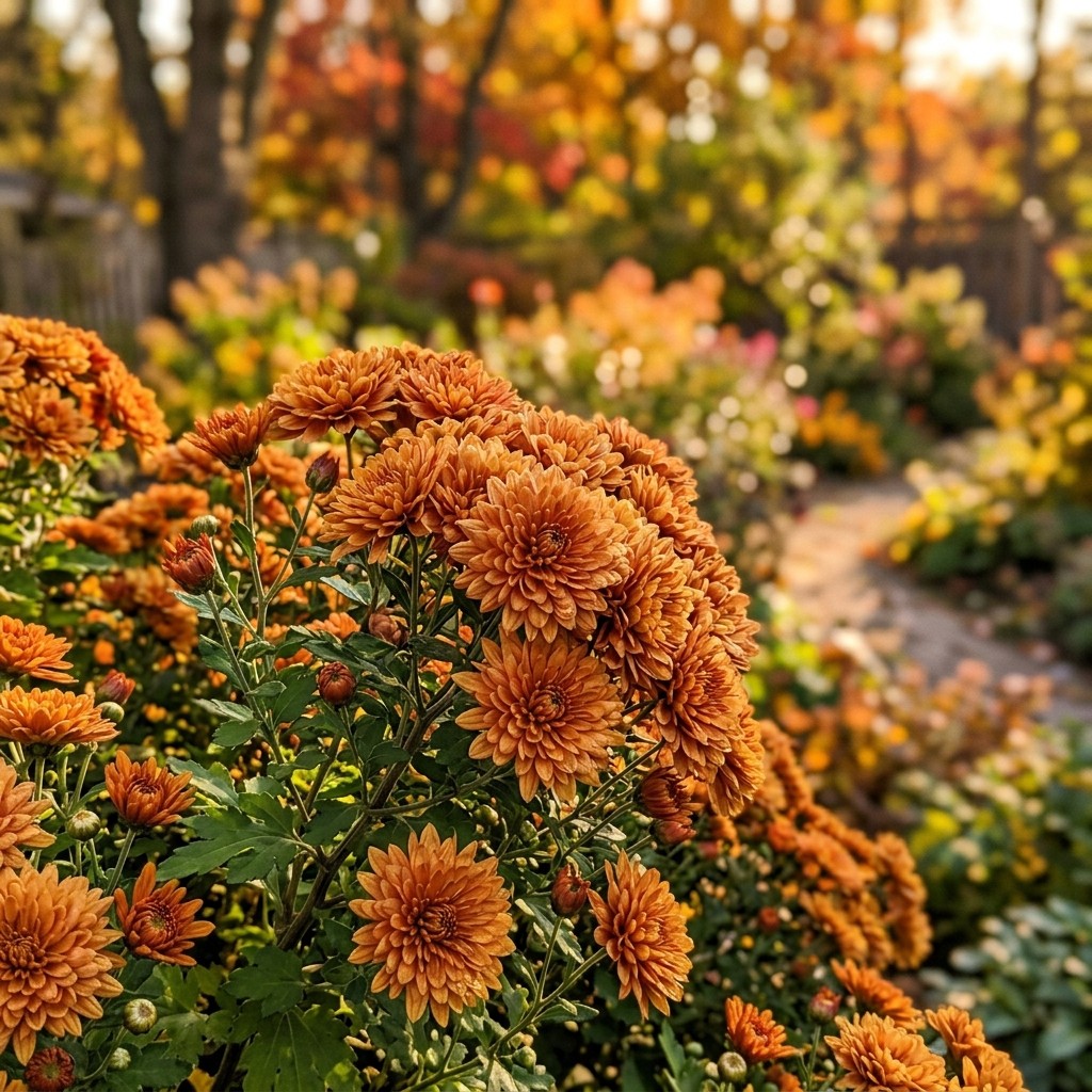 50 carefully packed Orange Chrysanthemum Seeds – Beautiful Garden Flowers
