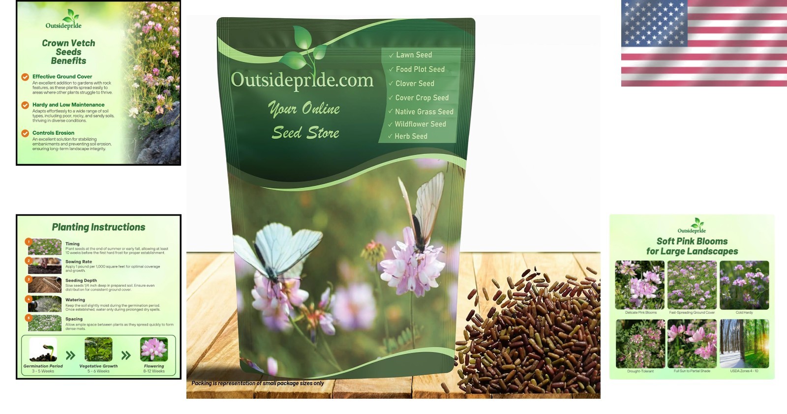 Drought-Tolerant Ground Cover Seeds – 1 lb