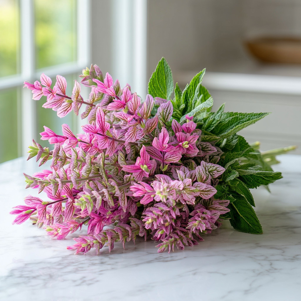 Pink Sundae Salvia 50 Seeds | Soft Pink Flower Spikes