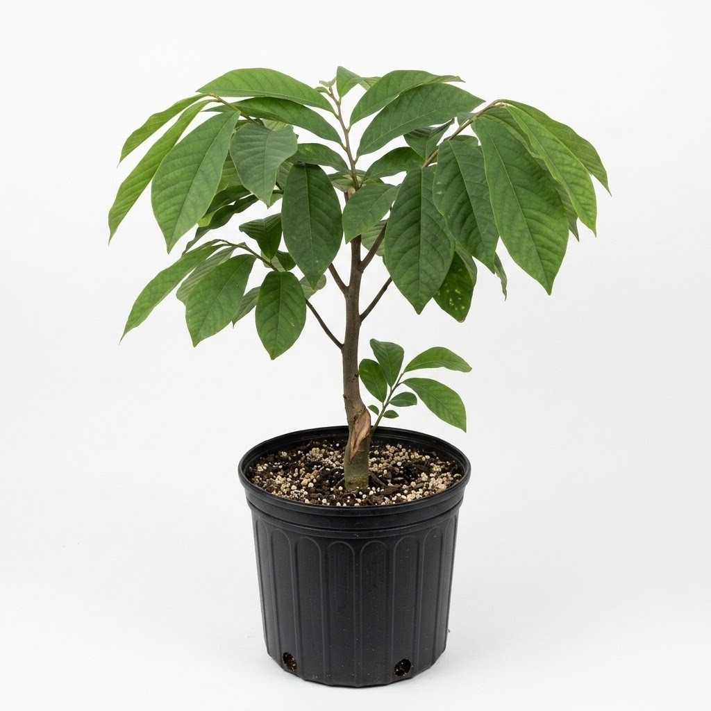 Paw Paw Tree Live Plant Allegheny Grafted Fruit Asimina Triloba 3 In Nursery Pot