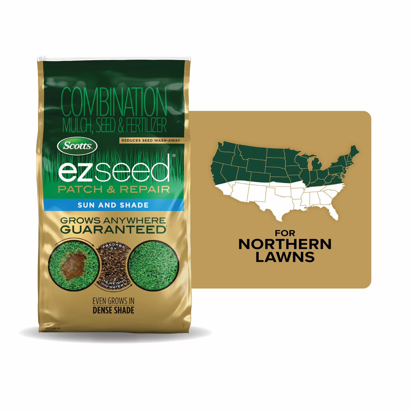 Scotts EZ Seed Patch & Repair Sun and Shade, 10 lbs.