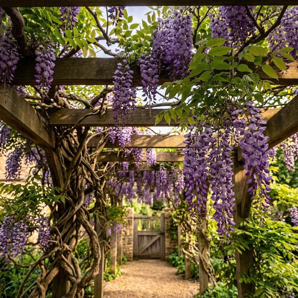 20pcs Wisteria Seeds Climbing Flower Plant for Home Garden Yard Outdoor Use
