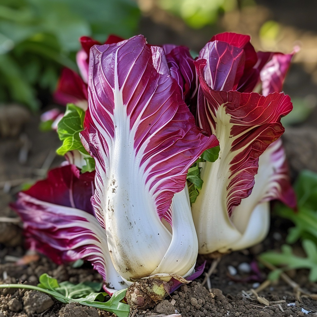 100+ Palla Rosa Radicchio Seeds – 100% Heirloom – Non-GMO – Open Pollinating