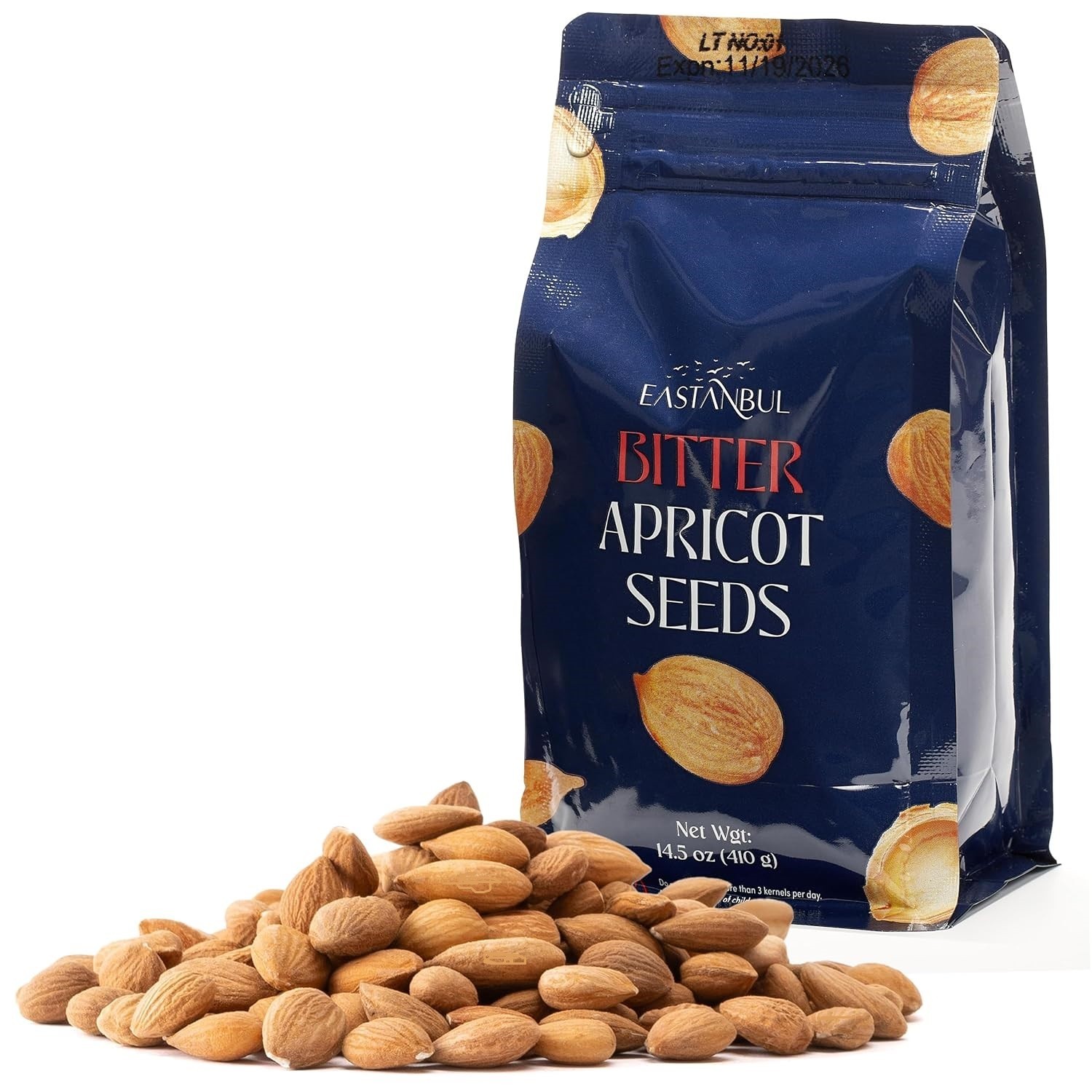 Eastanbul Raw Bitter Apricot Seeds – 14.5 oz