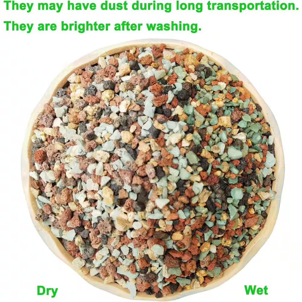 5 Lb. Succulent and Cactus Soil Gritty Mix Rocks Gravel for Terrarium Top Dressi
