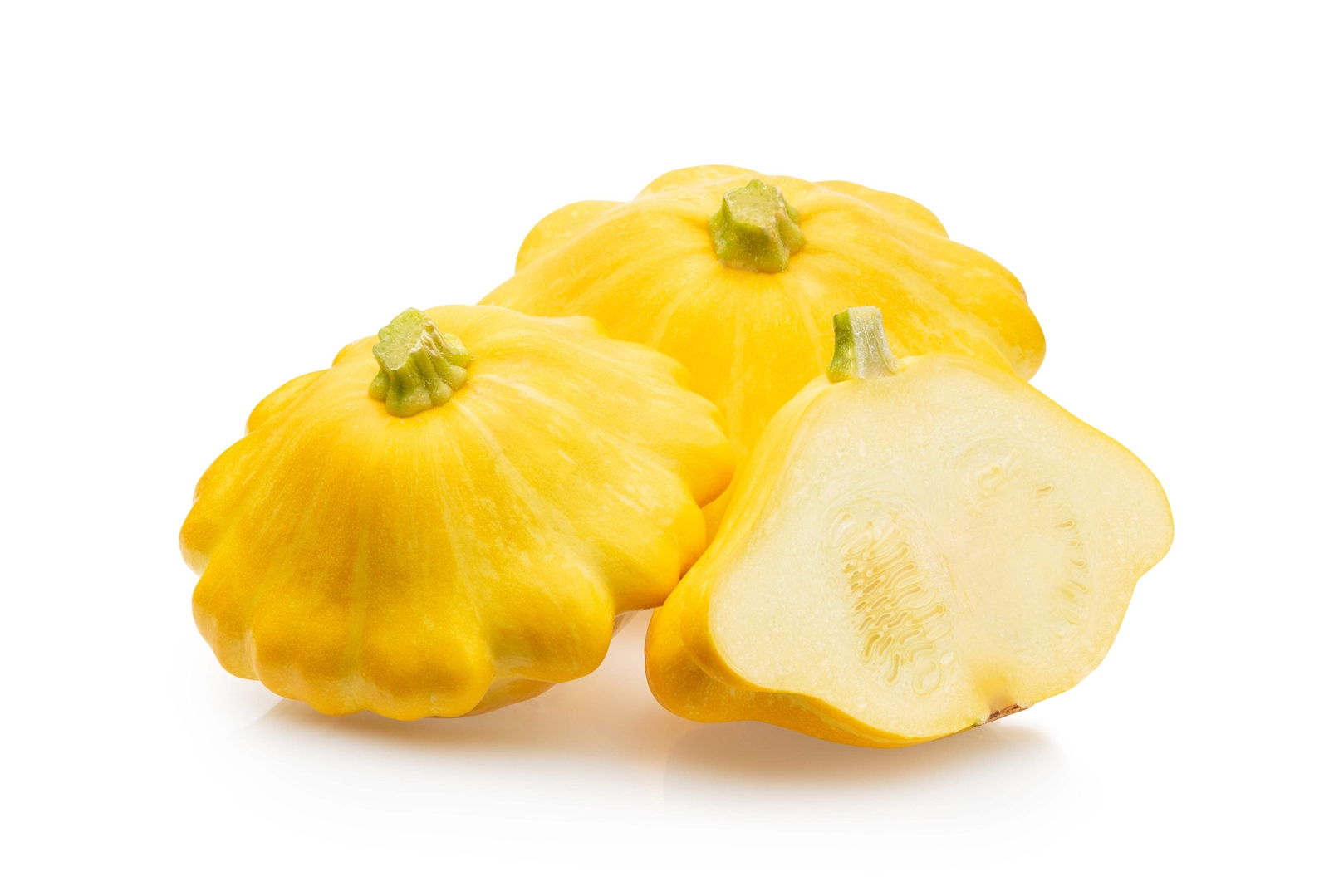 10 Golden YELLOW Bush SCALLOP SQUASH Patty Pan Cucurbita Pepo Vegetable Seeds
